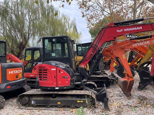 Excavatrice miniature Yanmar Vio55-5B d'origine japonaise avec moteur EPA/Excavatrice miniature Kubota d'occasion à vendre