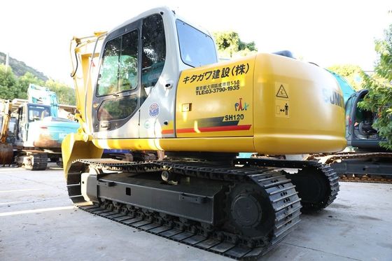 Originale japonaise utilisée Sumitomo SH120-6 Excavatrice en parfait état