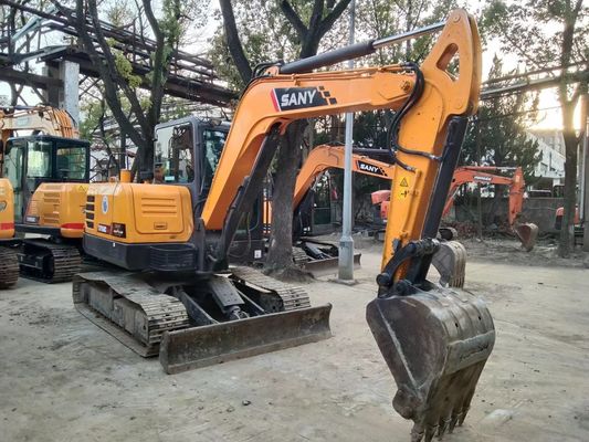 L'année 2020 utilisée SANY SY60C-9 Mini Excavateur à chenille couleur originale