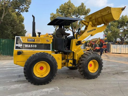 Les chargeurs à roues miniatures Komatsu WA510 originaux japonais en bon état