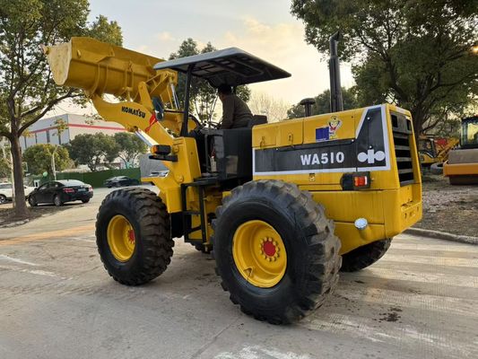Les chargeurs à roues miniatures Komatsu WA510 originaux japonais en bon état