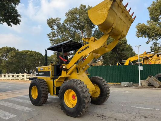 Les chargeurs à roues miniatures Komatsu WA510 originaux japonais en bon état