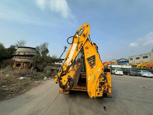 Originale du Royaume-Uni JCB 4CX chargeuse à pelle utilisée avec quatre dans un seau / JCB chargeuse à pelle utilisée à vendre à chaud