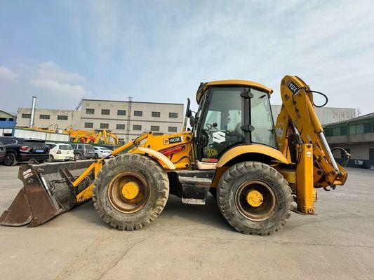 Originale du Royaume-Uni JCB 4CX chargeuse à pelle utilisée avec quatre dans un seau / JCB chargeuse à pelle utilisée à vendre à chaud