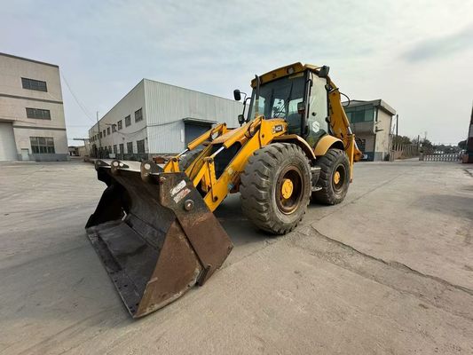 Originale du Royaume-Uni JCB 4CX chargeuse à pelle utilisée avec quatre dans un seau / JCB chargeuse à pelle utilisée à vendre à chaud
