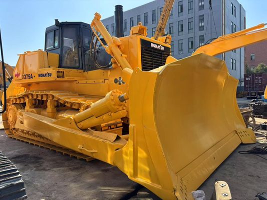 Bulldozer japonais d'occasion Komatsu D375A avec éventreur hydraulique