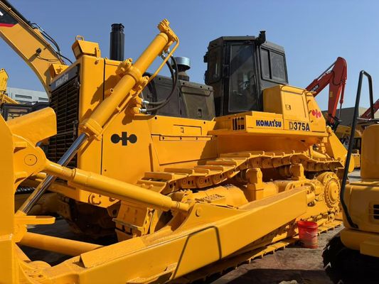 Bulldozer japonais d'occasion Komatsu D375A avec éventreur hydraulique