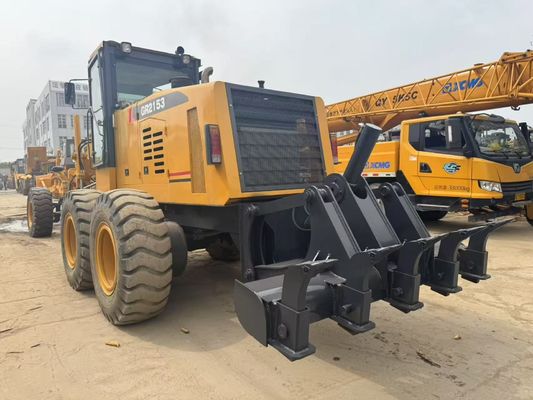 6 Gradeur de moteur d'entraînement 2023 Année utilisée XCMG GR2153 Gradeur de moteur d'efficacité énergétique pour la construction