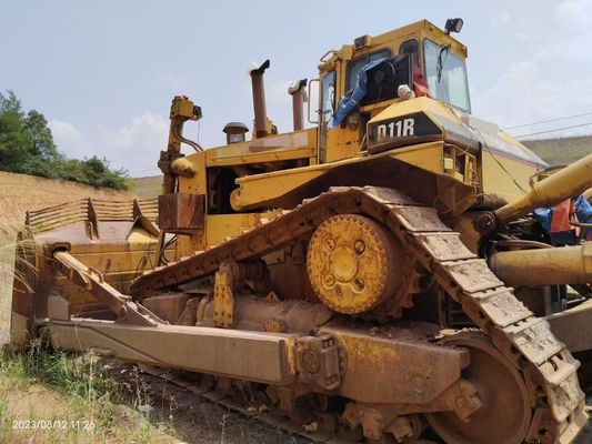 Couleur d'origine Bulldozer Caterpillar D11R utilisé avec éventreur hydraulique