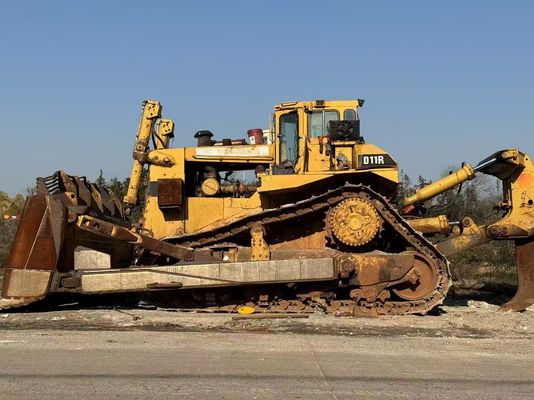 Couleur d'origine Bulldozer Caterpillar D11R utilisé avec éventreur hydraulique