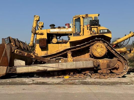 Couleur d'origine Bulldozer Caterpillar D11R utilisé avec éventreur hydraulique