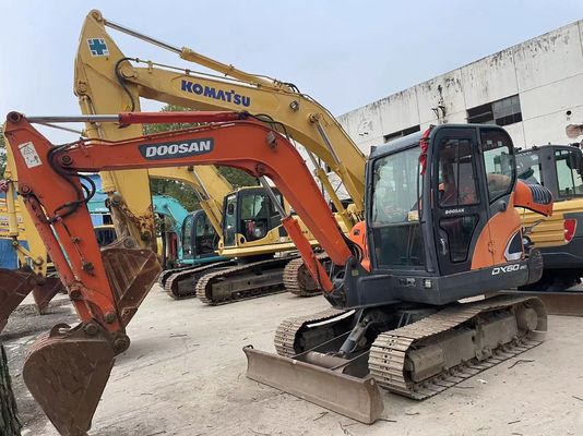 2018 Année utilisée Doosan DX60-9C mini excavateur En excellent état/Used Doosan mini excavateur à vendre