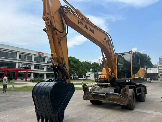 Excavateur à roues d'occasion Hyundai R210W-9 En excellent état/Excavateur à roues d'occasion à vendre